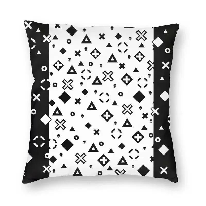 Greek Key Cushion Cover Sofa Home Decor TV Show Square Throw Pillow  Office