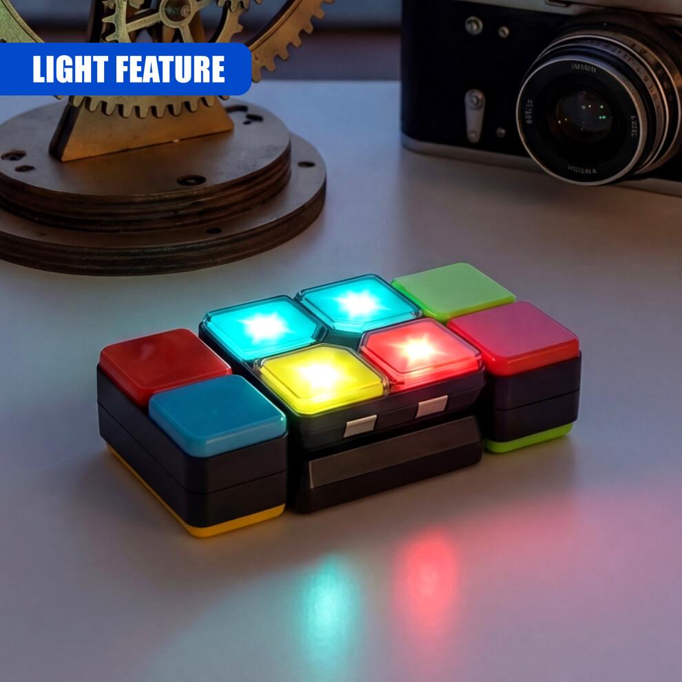 The Magic Toy Shop Magic Cube Game Electronic Handheld Puzzle Colours Lights Music Turn Slide Match