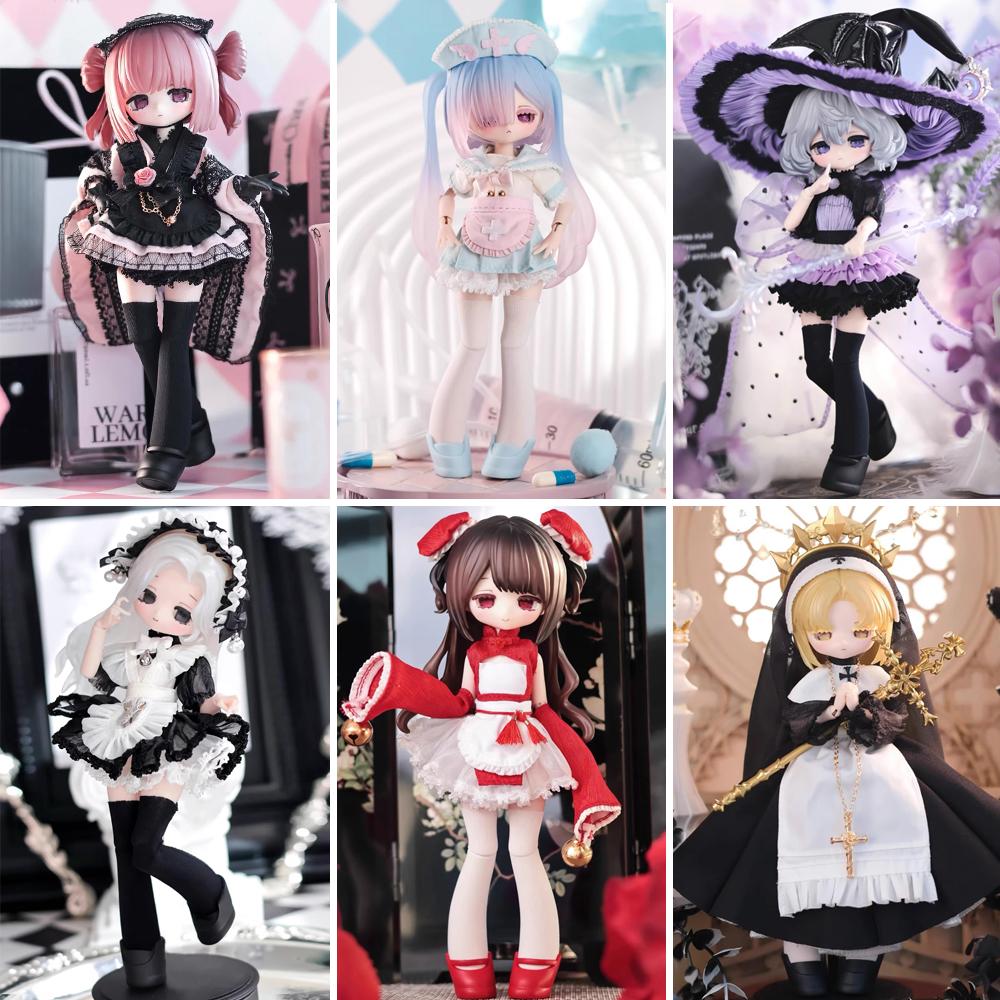Genuine In Stock Asymptomatic Series 1/12bjd Blind Box Anime Action Movable Joint Doll Mystery Box Desktop Cute Trendy Toy Gift