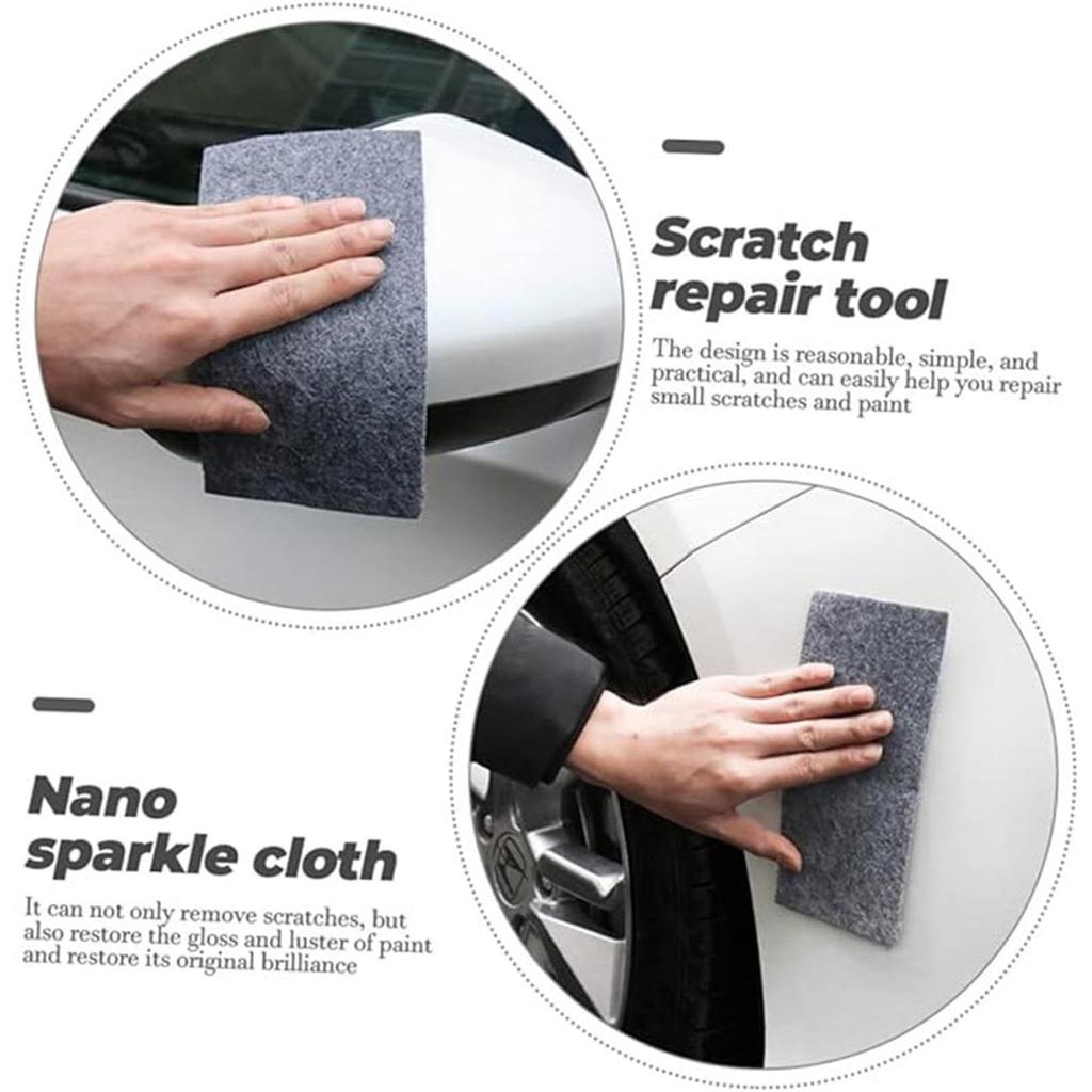 Car Scratch Repair Cloth Cloth Cloth for Car Scratch, Nano Sparkle Cloth for Car