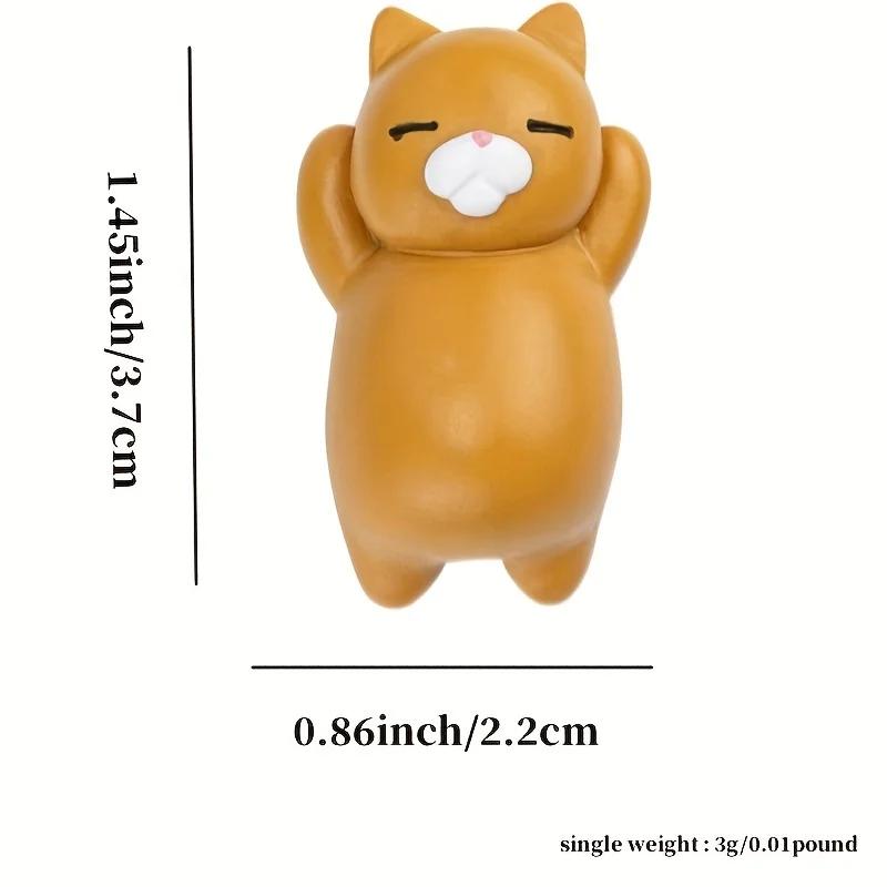 6/8Pcs, cartoon cat refrigerator magnets, decorative refrigerator magnets, kitchen and home decor