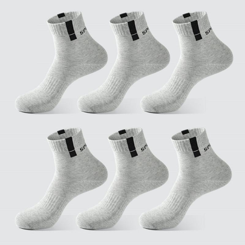 Mens Spring and Autumn Basketball Sports Sweat Absorption Anti Beriberi Anti Odor Cotton Socks