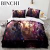 3D Print League Of Heroes Bedding Collection Single Twin Full Queen King Size Game Anime Bed Collection Aldult Boys Bedroom Duvet Cover Collections