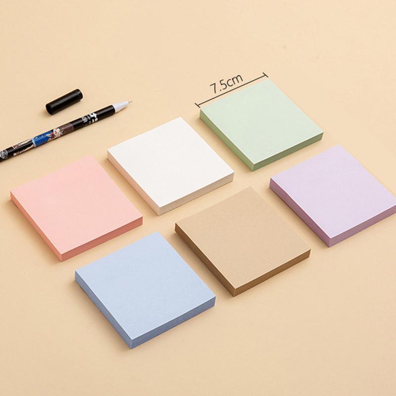 Fluorescent Colored Sticky Notes 3x3 Inch Student Memo Strips, N-Times Stick, Hot Selling Notepad