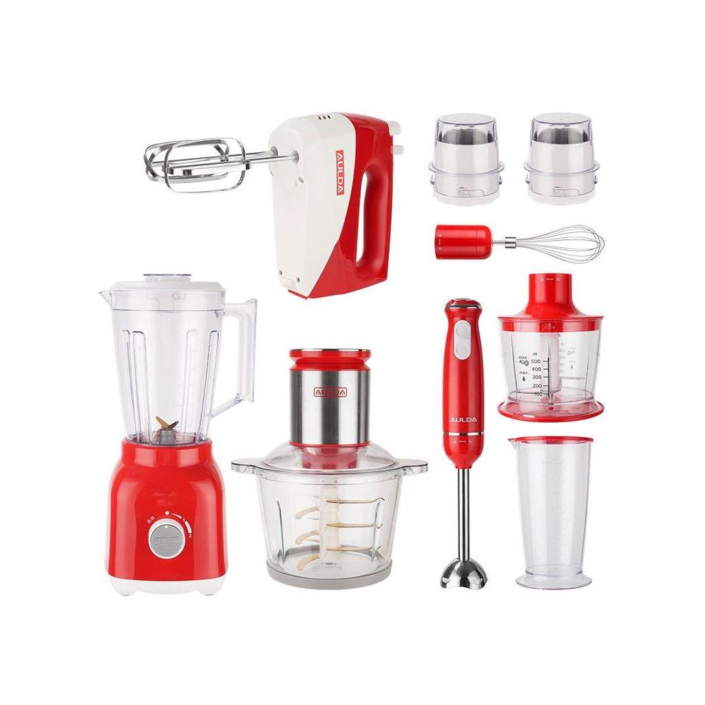 Aolanda Blender elektryczny o dużej mocy i sokowirówka: Jedzenie dla niemowląt, Ubijak do jajek, Maszynka do płynnego jedzenia dla osób starszych