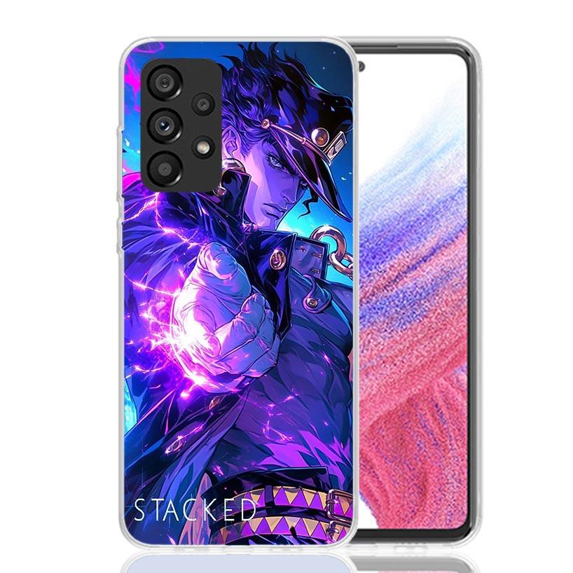 JoJo's Bizarre Adventure Kujo Jotaro Phone Case for Samsung Galaxy A52 A51 A50S A12 A22 A32 A72 A10S A30S A31 A71 Note 20 Ultra