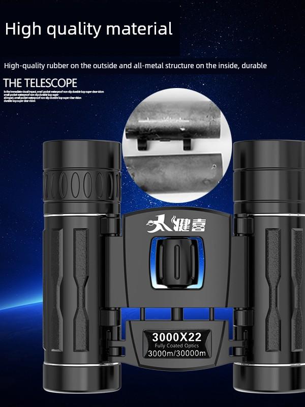 Ultra-Clear Metal Binoculars with High Magnification, High-Definition Night Vision, and Photo-Taking Capabilities, Professional-Grade for Concerts