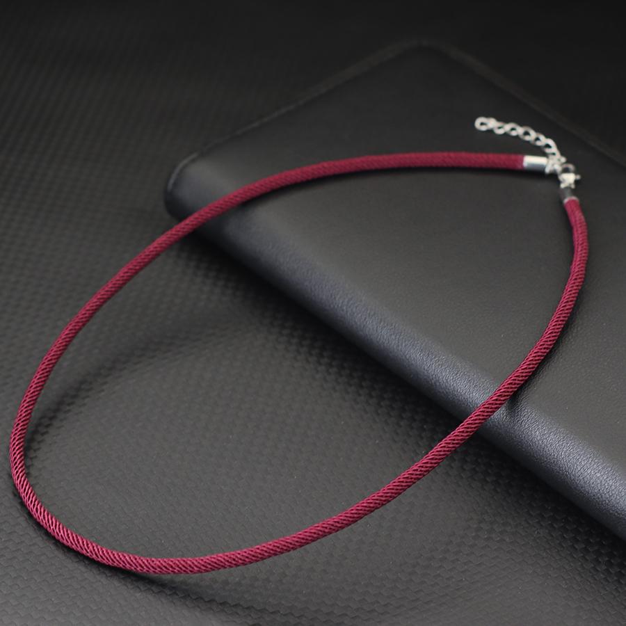 

Simple Style Rope Necklace For Men Grade A 4mm Milan Thread Healing Collar Outdoor Sports Camping Cool Biker Neck Accessoriess винный