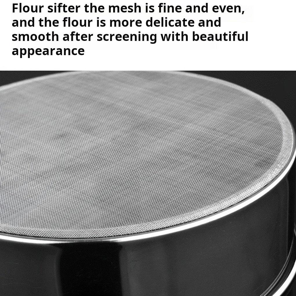 Stainless Steel Flour Sieve Durable And Practical For Baking Kitchen Sieve Stainless Steel For Flour