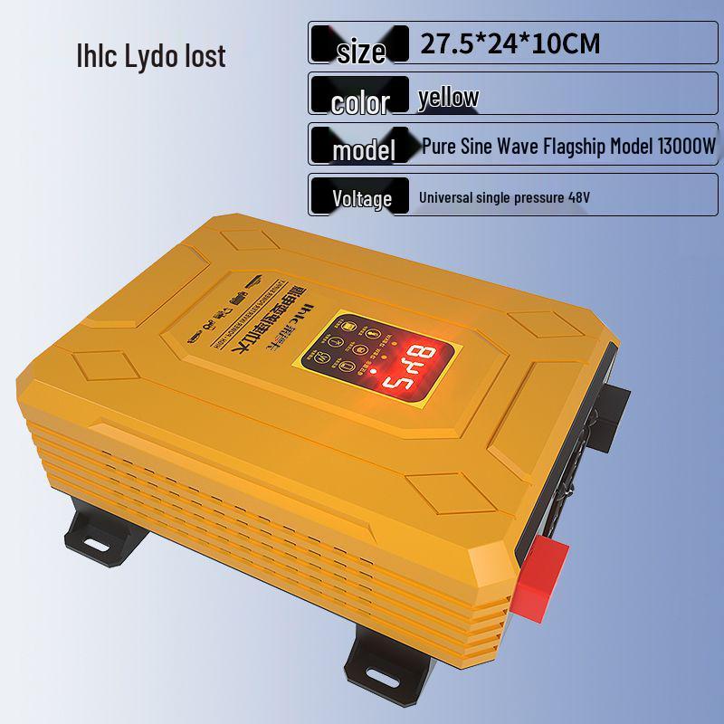 High-Power Pure Sine Wave Smart Inverter: 12V/24V/48V/60V To 220V for Car and Home Use