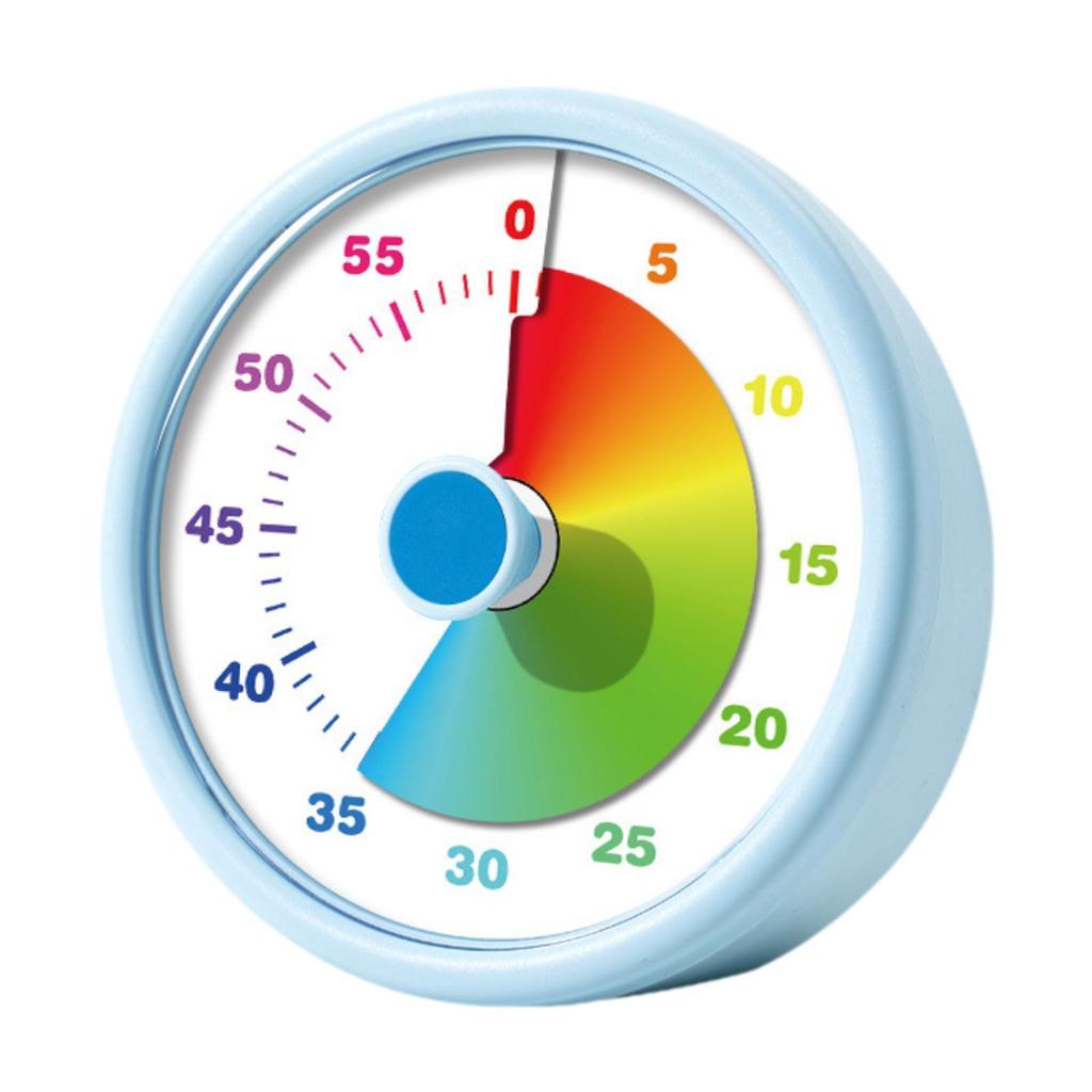 60 Minute Visual Timer,Study Time Management Nonslip Silent Countdown Clock for Classroom Housework Exercise Home Cooking
