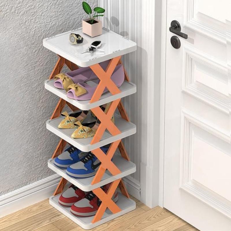 Rafturi pentru încălțăminte Organizator de depozitare Rafturi detașabile pentru pantofi Salvează Raft de uz casnic al familiei Raft cu mai multe straturi Raft simplu pentru pantofi Dulap de culoare