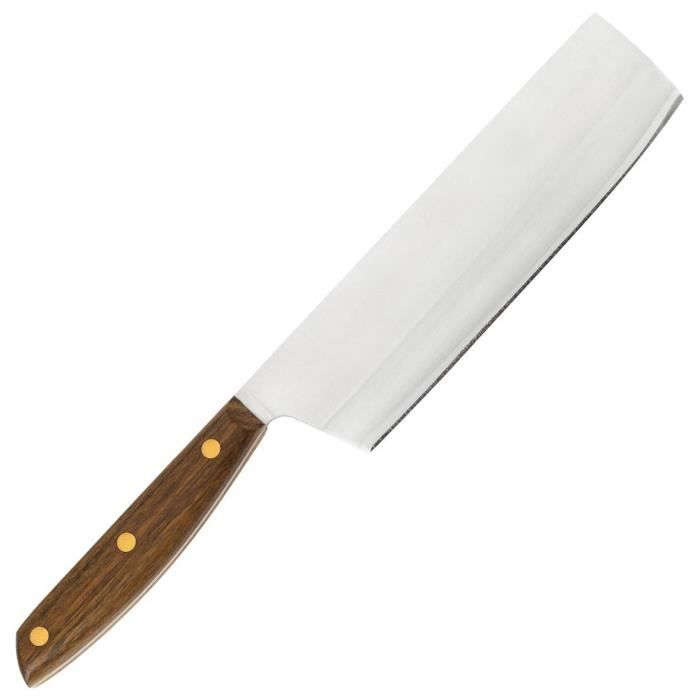 ARCOS Nordika - Couteau ' Usuba ' (175 mm) - Acier Inoxydable Nitrum® / Bois d’Ovangkol
