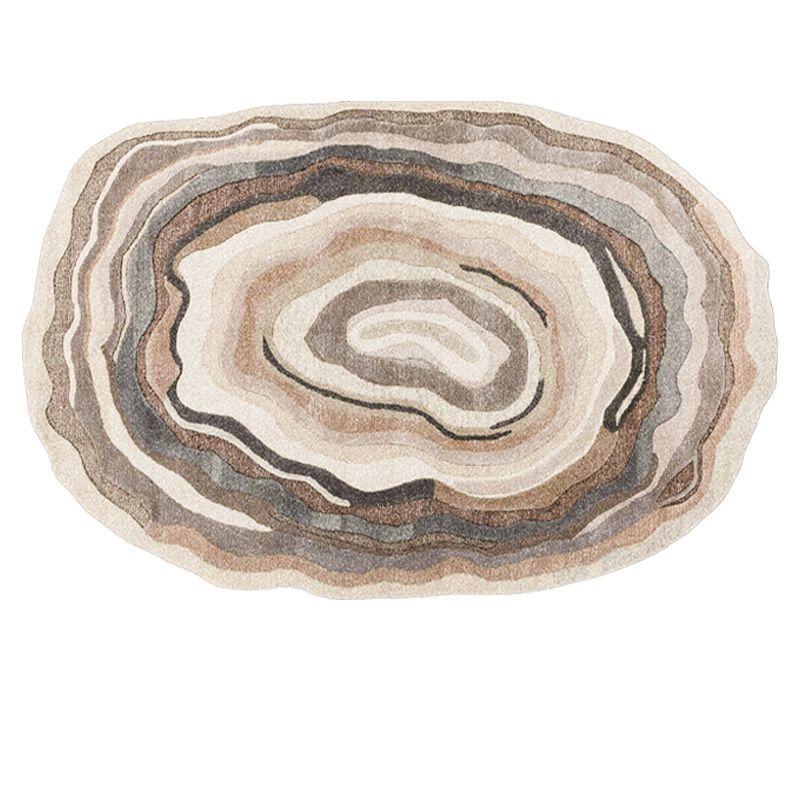 

Нестандартные ковры для гостиной, домашний моющийся нескользящий коврик, современный минималистский декор спальни, круглый ковер, утолщенный коврик для гостиной 160cm*230cm