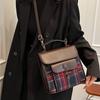 IELGY Ladies Diagonal Bag Casual British Style Portable Retro Large Capacity