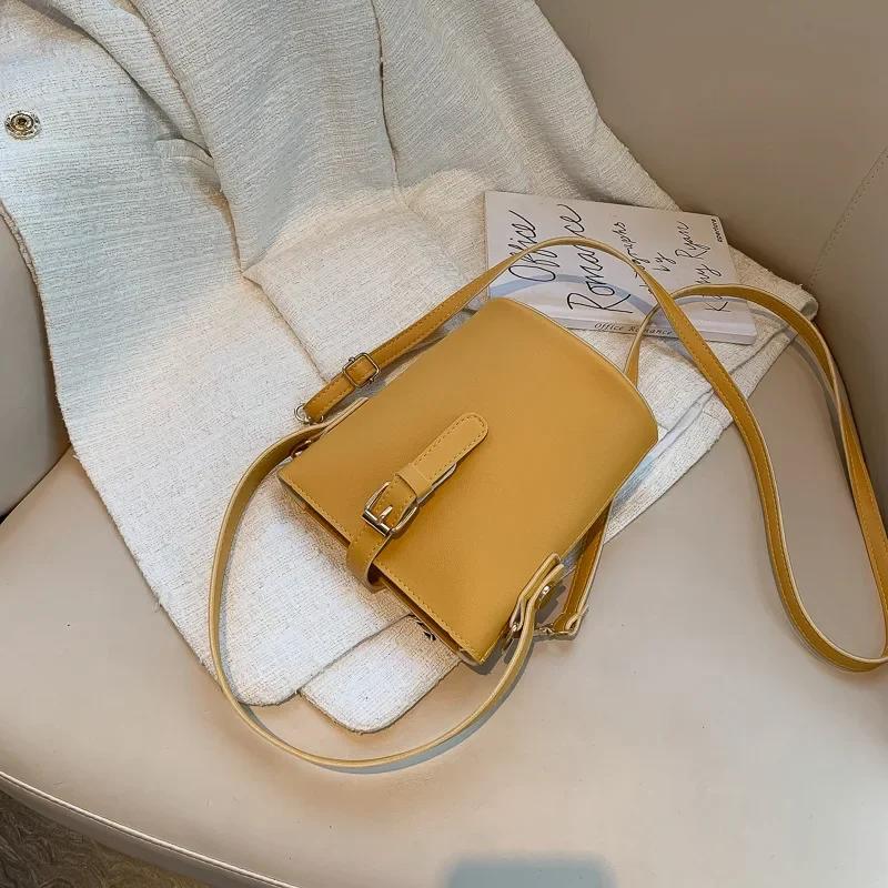 New Korean Tide Simple Retro Handheld Bucket Bag Hundreds of Sen Department Teenage Girls Shoulder Crossbody Small Bag