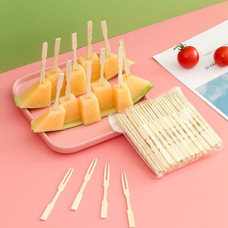 Disposable Bamboo Fruit Forks
