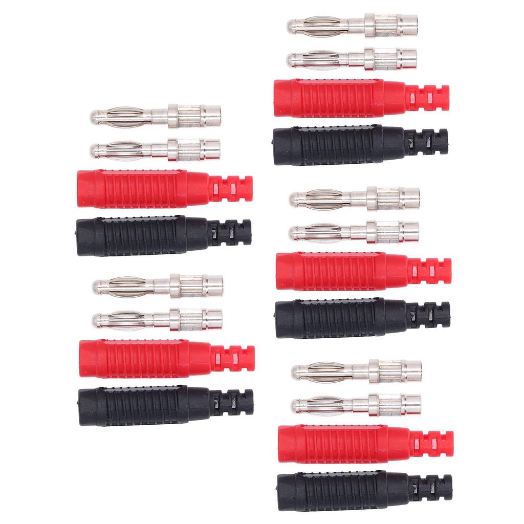 5Set Lantern Banana Plug Male Insulated Banana Socket DIY Connectors for Welding Machinery