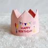 Handmade Birthday Crowned Hat For Baby First Birthday Party Photography Soft Cloth Embroidered Keepsake Accessory
