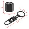 Metal Car Keychain Rings Accessories Tire Valve Cap  For Lexus LS LC IS350 ES300 GS350 CT200h GX460 LX570 RX500h NX300 UX260