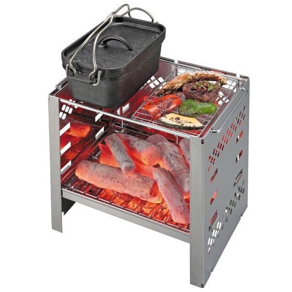 Captain Stag Captain Stag Ug 3062 [square Dutch Oven Mini]