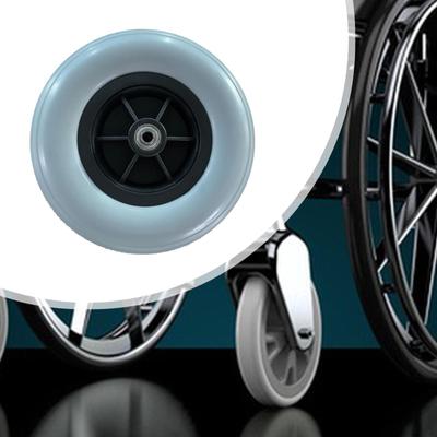 Roda dianteira para cadeira de rodas 8 polegadas resistente ao desgaste acessórios manuais
