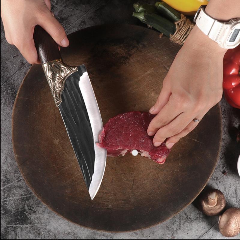 Nůž Bonig z nerezové oceli Nože na ryby Sekáček na maso Nůž na loupání Ručně vyráběný kovaný kuchyňský nůž Kuchařský nůž Kráječ