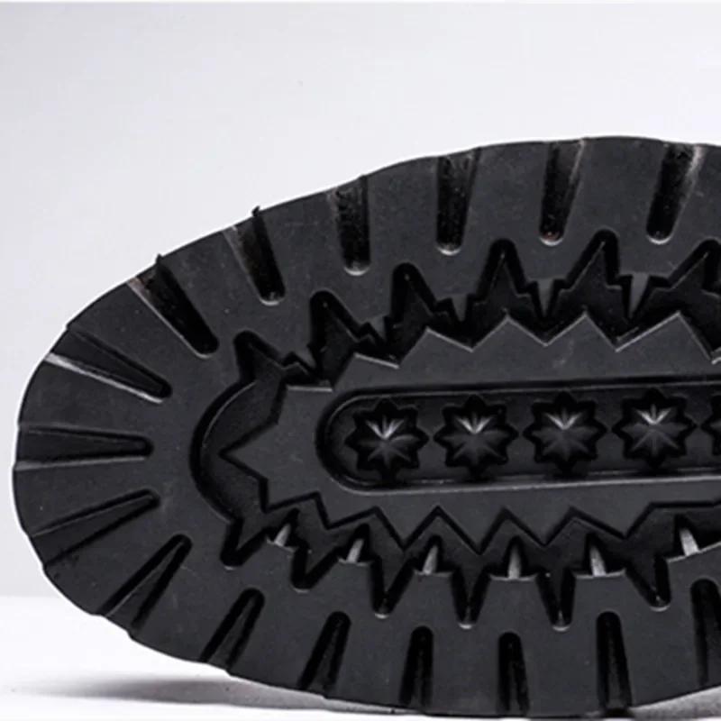 Men Winter Leather Men Ankle Boots Outdoor Casual Shoes Lightweight Designer Mens Warm Work Boots Classic Handmade Boots 2024