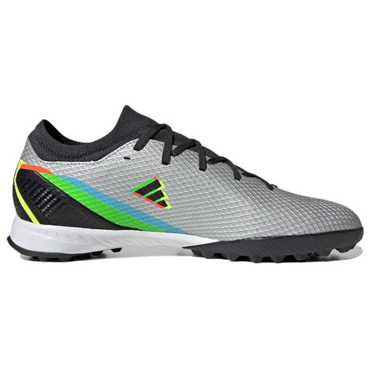 Adidas X Speedportal.3 TF Silver Metallic Black Men Sneakers Core-Black Solar-Yellow GW8486