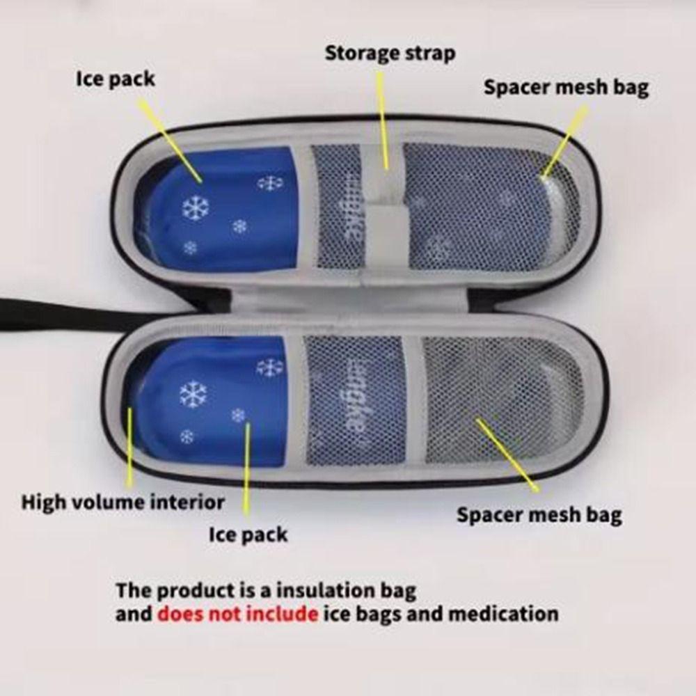 EVA Insulin Cooling Bag Waterproof Diabetic Storage Bag Practical Carry-on Protector Pill  Travel