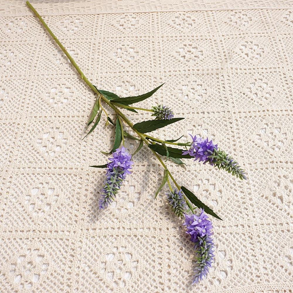 

Plastic Artificial Lupine Flower Branch 75cm Fake Flower Silk Lupinus Flower Hotel Restaurant