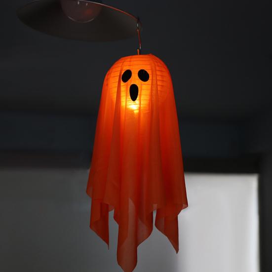 Yousheng LED Halloween Hanging Ghost Decoration Horror Light-up Flying Cloth Ghost for Outdoor Porch Tree Patio Yard Front Door Decor