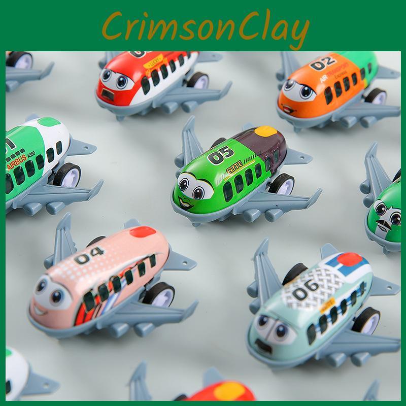 Simulation Mini Inertia Cartoon Airliner Children Toys For Kid Entertainment