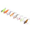 8pcs Fishing Lures Hard Bait 3D Eyes Floating Pencil Fishing Lure with Treble Hook