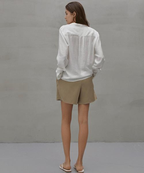 Rank 5 [Hazel] Satin Banding Shorts