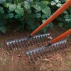 Manganese Steel Spiral Nail Rake with Wooden Handle