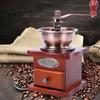 Coffee Bean Grinder 17ml Durable Antique Easy To Operate Classical Making Tool Manual Hand-crank Wooden Grinding Machine for Home Mill
