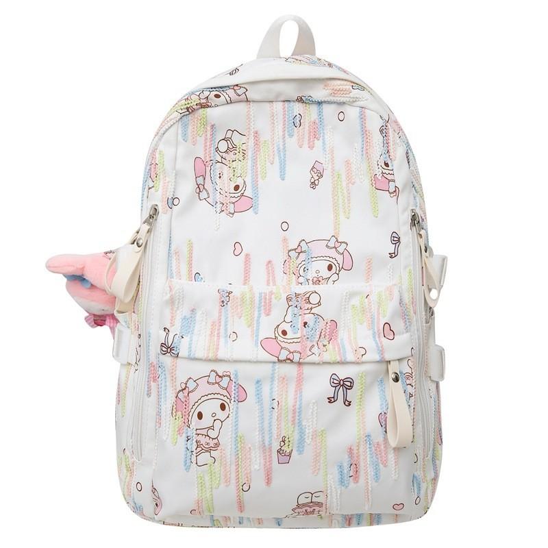 

Stylish And Lightweight Nylon Backpack For Students In Melodic Colors Perfect For School Use Melody