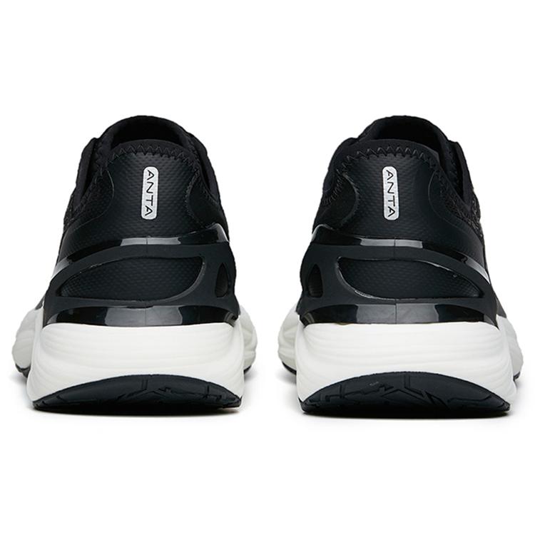 Anta Tron 2.0 Cushioning Slip Resistant Abrasion Resistant Low Top Running Shoes Men's Black 112215586-1