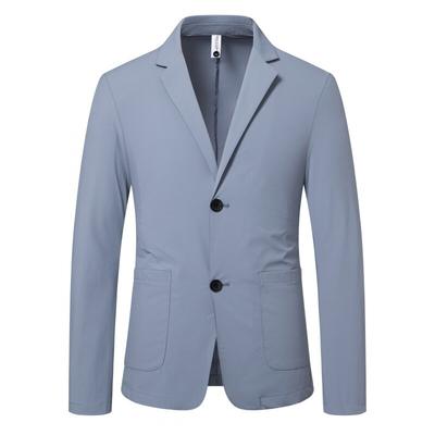2025 Spring Summer Men Formal Business Suit Coat Men Casual Thin Black Blue Suits Men Slim Fit Fashion Blazer Suit Jacket