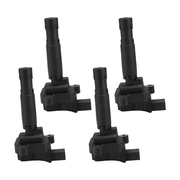 4-Piece Ignition Coil Set for Mercedes W203 CL203 (A0001502980, A0001501580)