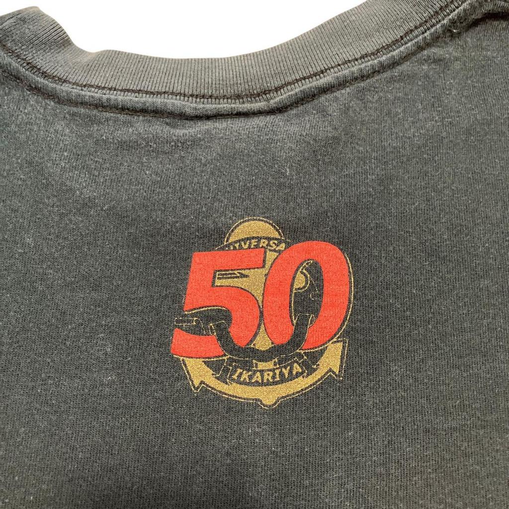 [USED] Vintage IKARIYA 50th Anniversary T-shirt, Size L, Black