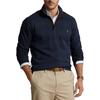 Polo Ralph Lauren Solid Color Half-Zip Pony Embroidered Long Sleeve Knit Sweater Men Sweater Blue 710916638-002