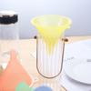 Plastic Candy Color Anti-leakage Liquid Home Filling Oil Funnel Fluids Filler Kitchen Tool Funnel