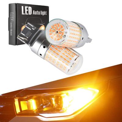 Catland T20 LED smerovka, Jantárová, Oranžová, Canceller, Vstavaný rezistor, 7440 W21W, WY21W, Jednoduchá