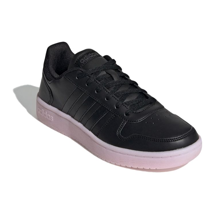 Adidas Neo Hoops 2.0 Retro Casual Low-Top Sneakers Women Sneakers Black Purple EE7895