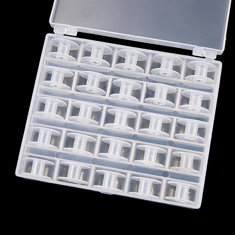 10-Grid/16-Grid/25-Grid/36-Grid/60-Grid Plastic Bobbin Storage Box for Sewing Machine Threads