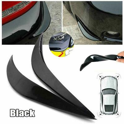 2-delige Universele Anti-Botsing Beschermer Rubber Auto Voor- en Achterhoek Bumpers Beschermrand Krasbestendige Strip Sticker Auto