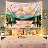 1Pc Grassland Landscape Printed Tapestry Living Room Background Wall Art Decoration Multi Size Space Pendant