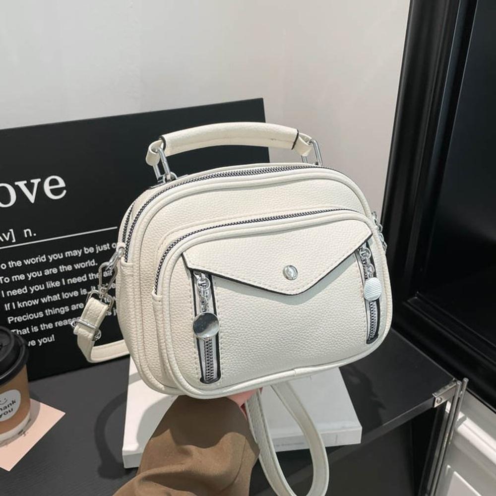 Women's Small PU Leather Crossbody Camera Bag Casual Shoulder Purse